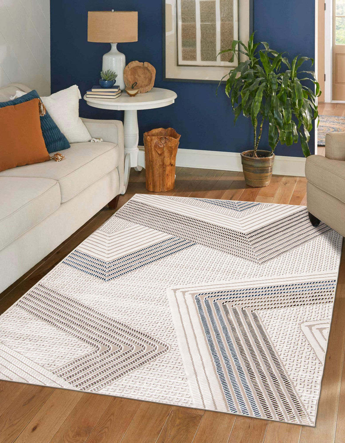 Tapis Bentley ivoire - 5'0 X 8'0 | Tapis Bentley ivoire - 5 pi 0 po x 8 pi 0 po