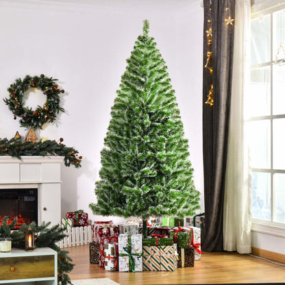 Homcom Arbre De Noel Artificiel De 7 Pieds Avec 968 Pointes|Homcom 7ft Artificial Christmas Tree With 968 Tips