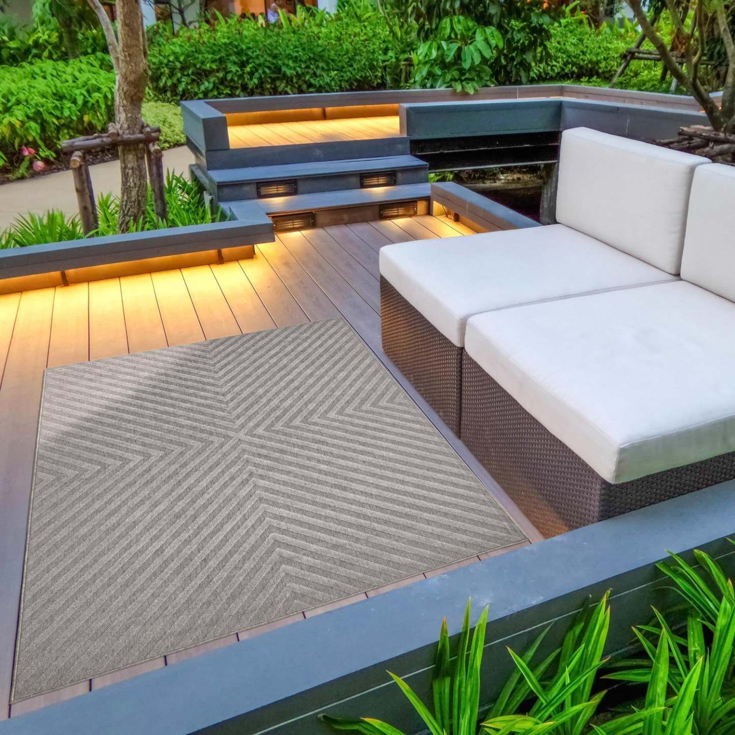 Tapis Dodie gris 3'11 x 5'7|Tapis Dodie gris 3 pi 11 po x 5 pi 7 po|D86FE369