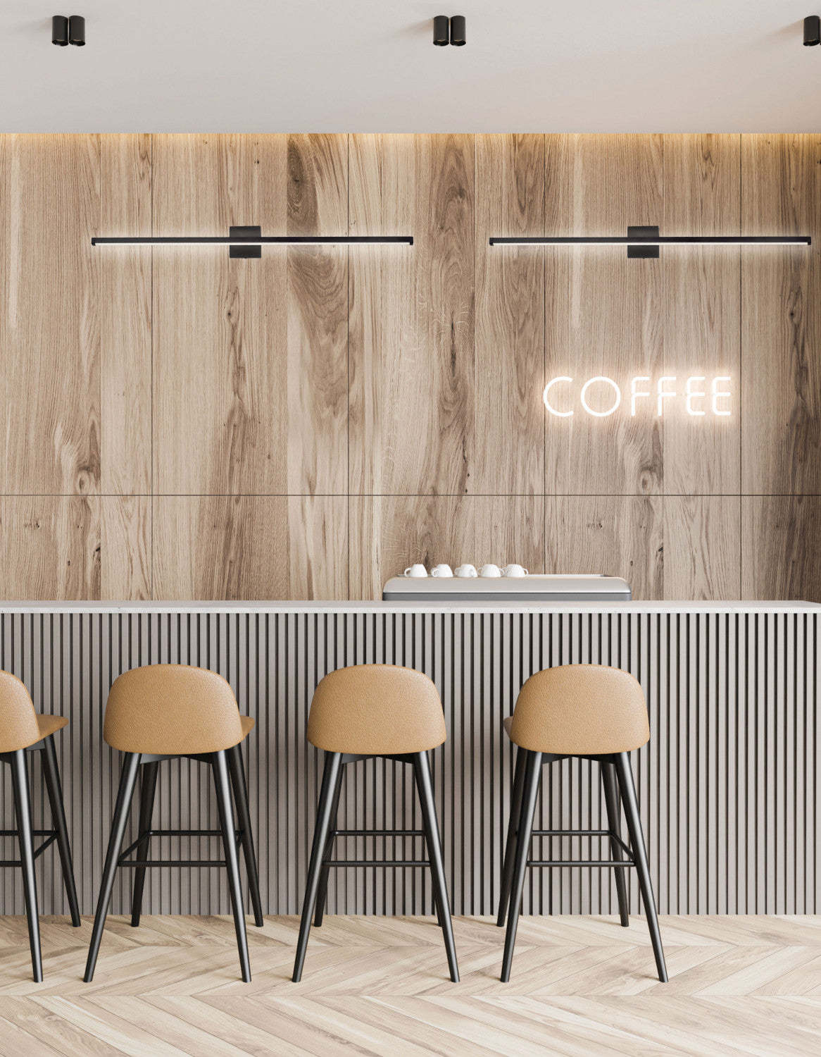 Dainolite Arandel Vanity Light 36w LED Lampe Diffuseur Noir Mat|Lumière de coiffeuse Arandel de Dainolite qui diffuse la lumière, avec fini noir mat et ampoule à DEL de 36 W