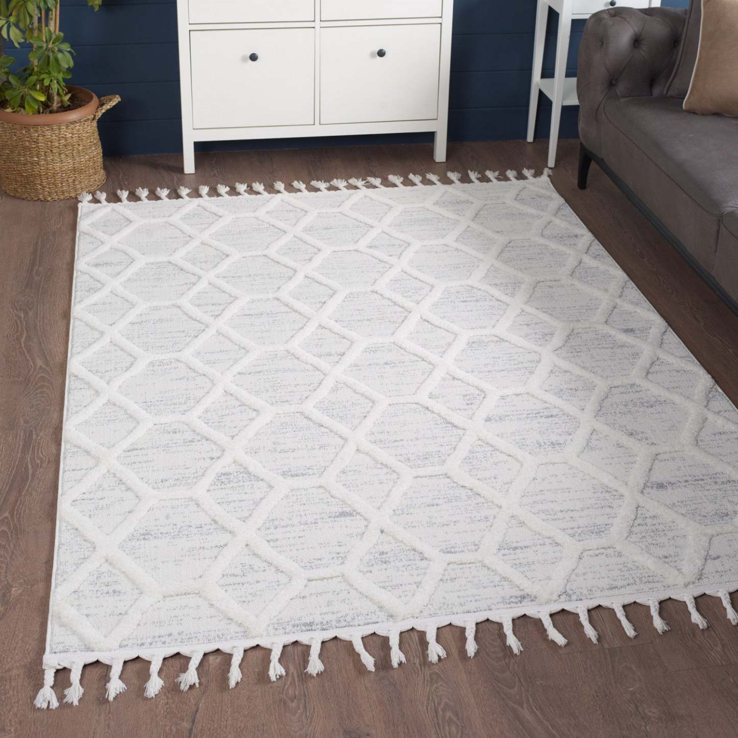Quinto Nexus Shag Area Rug - 7'7 x 10'|Carpette à poils longs Quinto Nexus - 7 pi 7 po x 10 pi