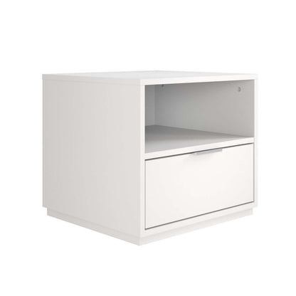 Nordika Hunter Nightstand - Blanc|Table de nuit Hunter Nordika - blanche