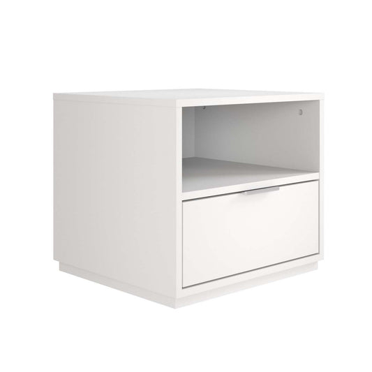 Nordika Hunter Nightstand - Blanc|Table de nuit Hunter Nordika - blanche