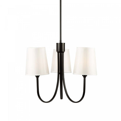 Lustre Rhythm noir à 3 ampoules | Lustre noir Rhythm à 3 lumières | D06HGK6E