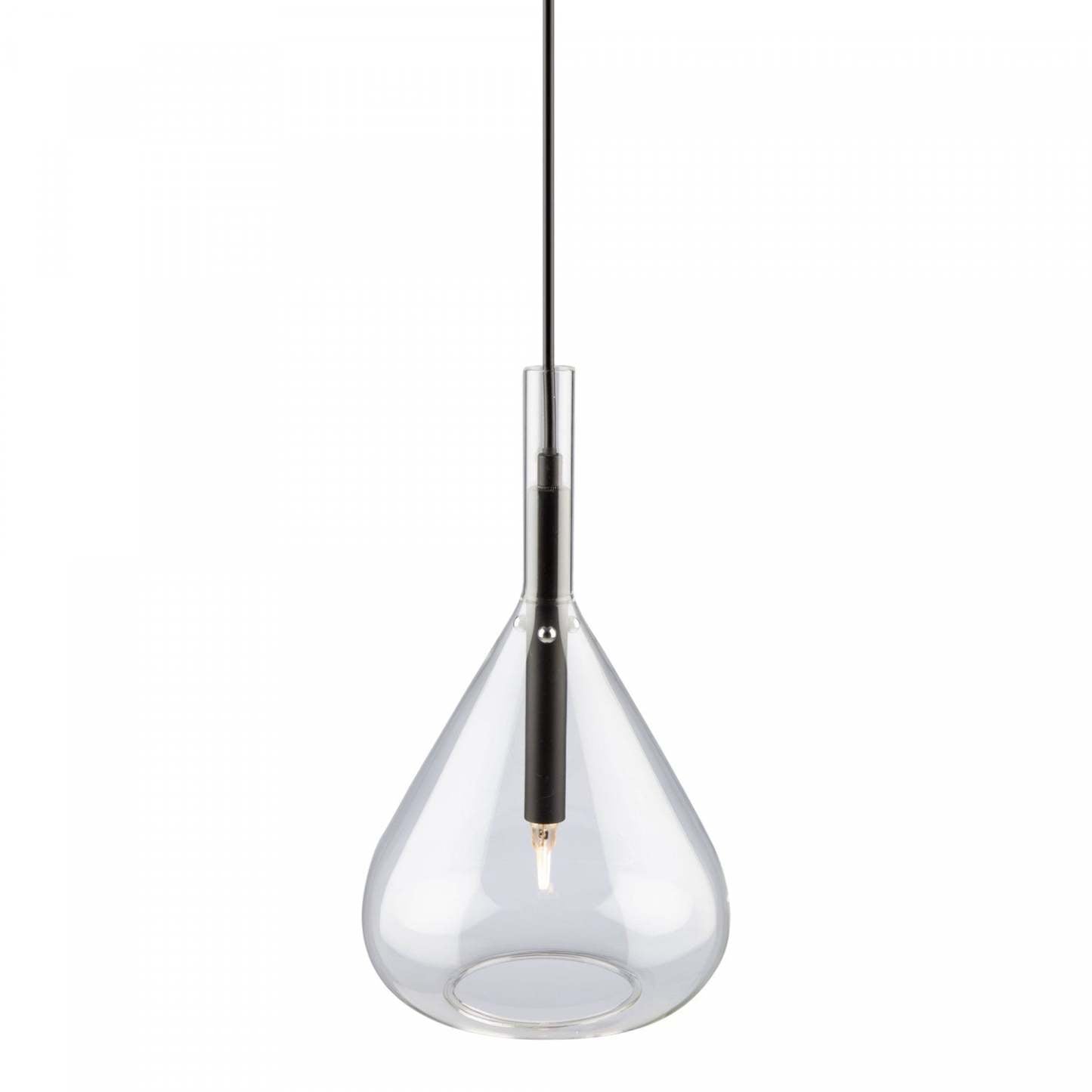 Luminaire suspendu noir conique à 1 ampoule | Luminaire suspendu Conic noir à 1 ampoule | D06HQY3B