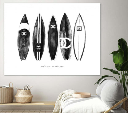 Surf Paysage Giant Art 72x54 Wall Art|Œuvre d'art murale Giant Art « Surf Landscape » 72 x 54