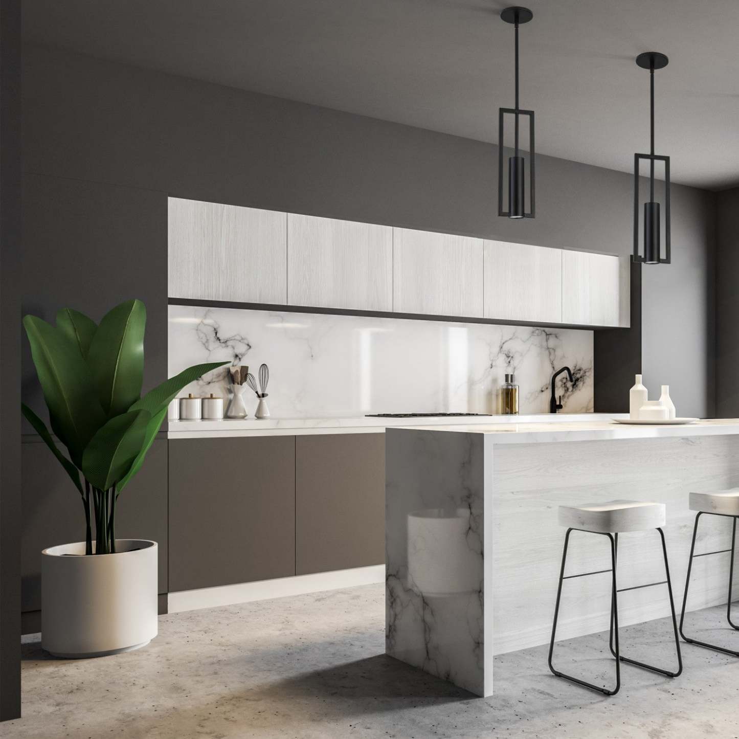 Dainolite Pauline 1 Light Pendant Lampe|Luminaire suspendu Pauline de Dainolite avec finition noire mate et 1 ampoule