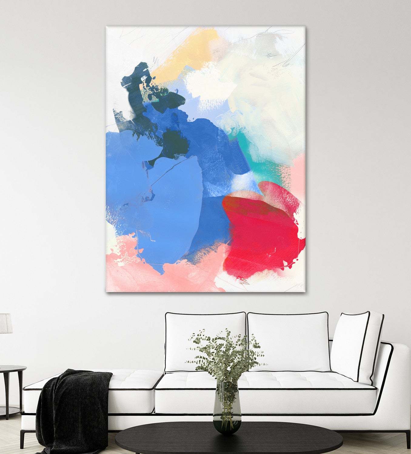 Œuvre d'art murale géante « Sweet Poetry I » 72 x 54