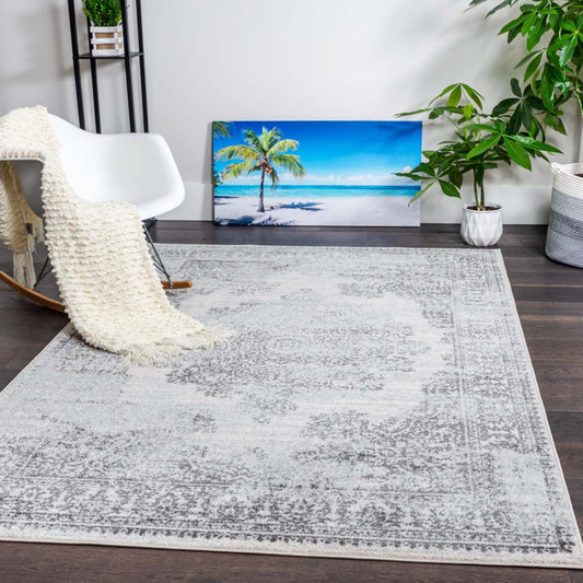 Roma Grey Flake 4x6 Area Rug | Carpette Roma Flake grise 4 x 6 | D80GC4WX