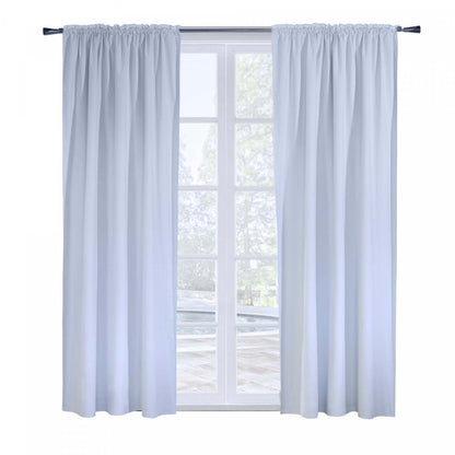 Thermaplus Ultimate White Blackout Multi Header Curtain Liner - 45 x 113|Panneau de doublure de rideau coupe-lumière Ultime blanc à têtes multiples de Thermaplus - 45 x 113