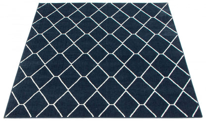 Tapis August bleu marine et blanc 6'7 x 9'6 | D86FYRS4