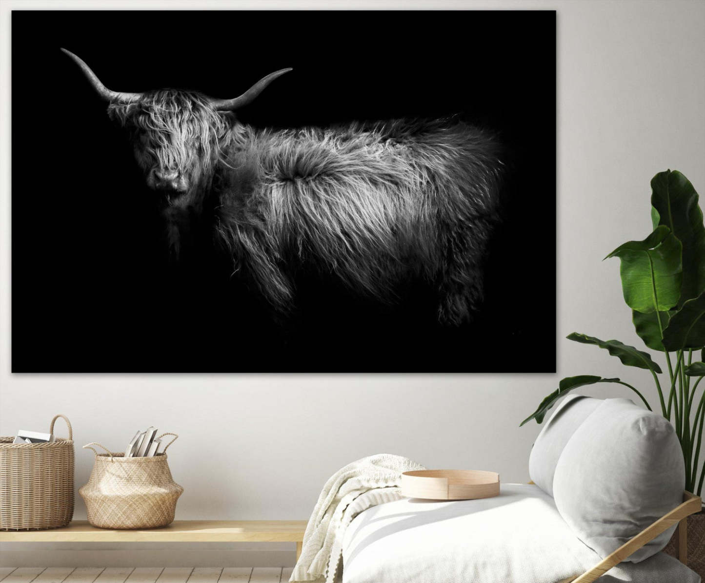 Bonjour Giant Art 72x48 Wall Art|Œuvre d'art murale Giant Art « Bonjour » 72 x 48