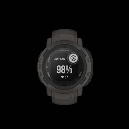Garmin Instinct® 2 Montre Gps Intelligente - Pour La Randonnée, Le Vélo Avec Support Multi-gnss - Graphite