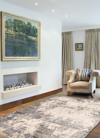 Tapis Octavian Abstract Ivoire - 160 x 220 cm | D29G4WKT