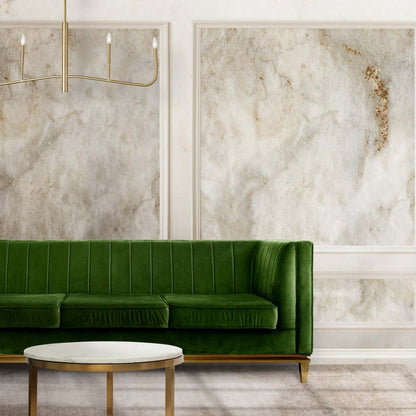 Dainolite Eleanor 4 Light Horizontal Chandelier Aged Brass Lamp|Lustre horizontal Eleanor de Dainolite avec fini laiton vieilli et 4 ampoules