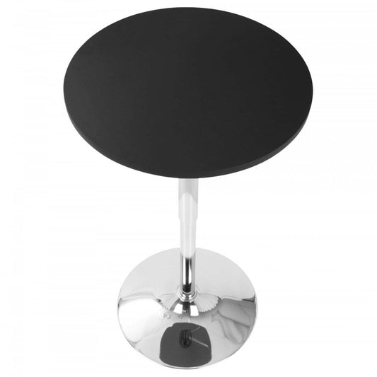 LumiSource Adjustable Contemporary Bar Dining Pub Table - Black|Table de bar, salle à manger ou pub contemporaine réglable - noire