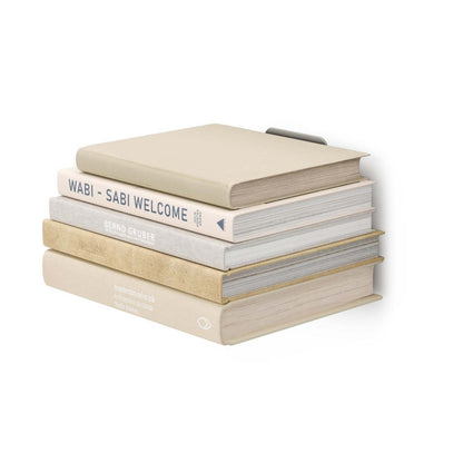 Umbra Small Modern Silver Steel Conceal Shelf - Set of 3|Petite tablette dissimulée moderne en acier argenté de Umbra - ensemble de 3