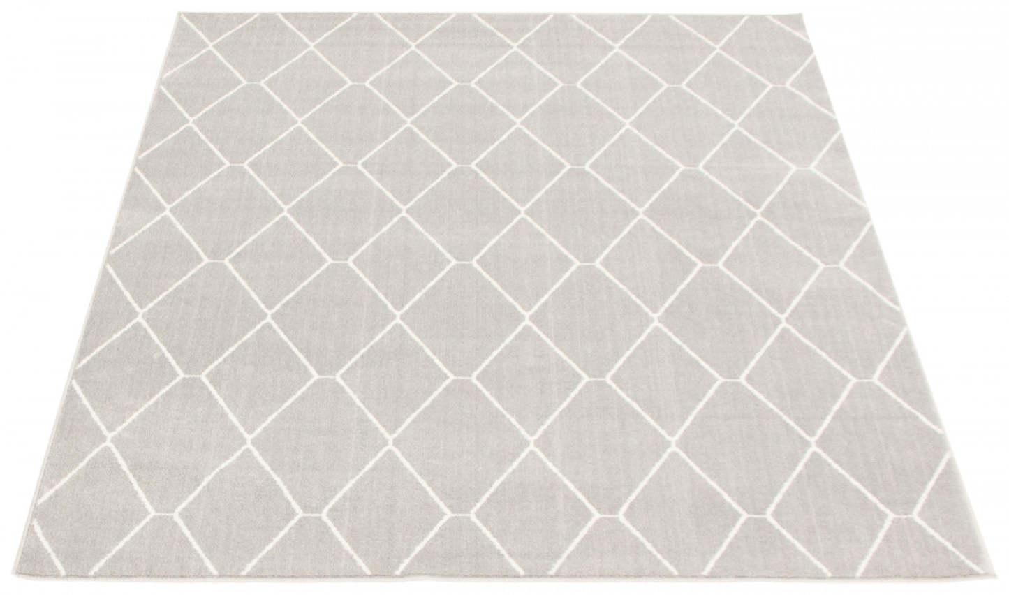 Tapis August Gris-Blanc 6'7 x 9'6|Carpette August griseblanche 6 pi 7 po x 9 pi 6 po|D86F0XN1