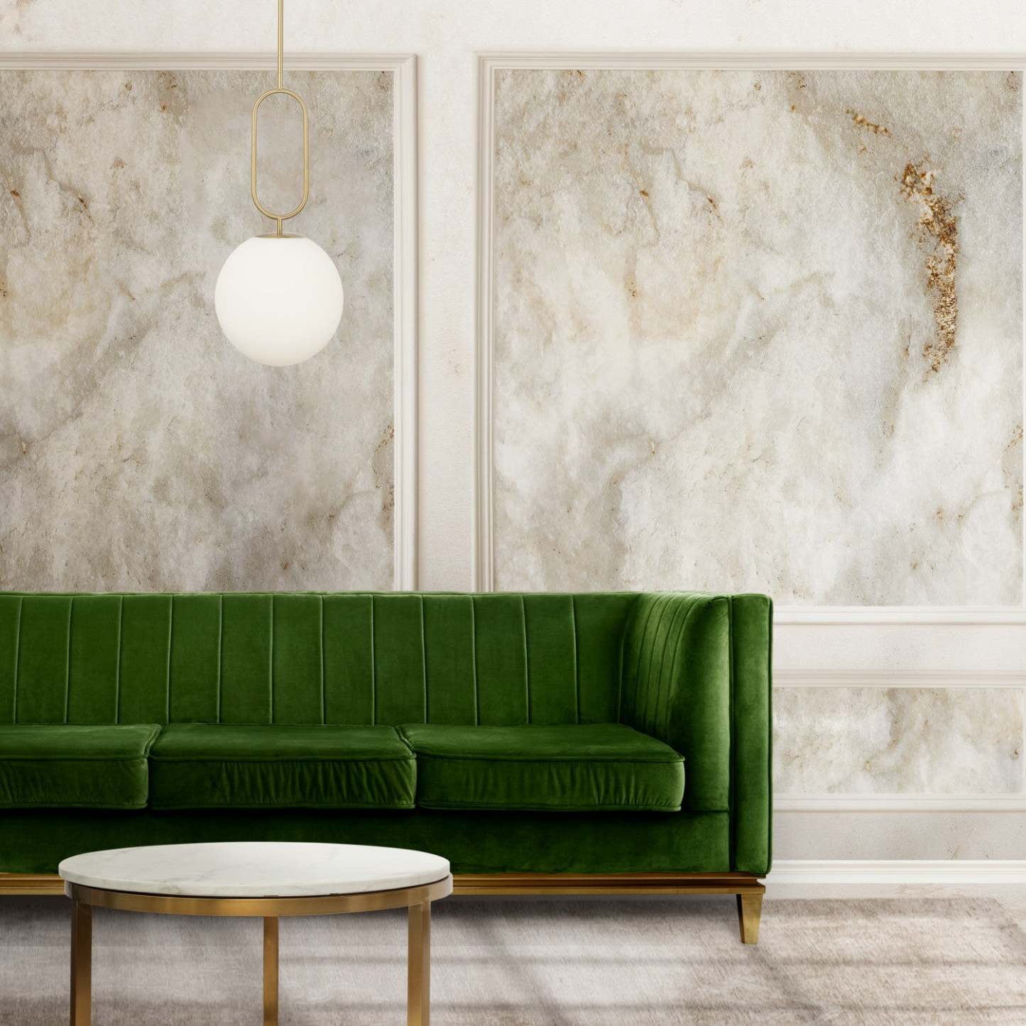 Dainolite Simone 1 Light Pendant Aged Brass White Opal Glass Lamp|Luminaire suspendu Simone de Dainolite en verre blanc opale, avec laiton vieilli et 1 ampoule