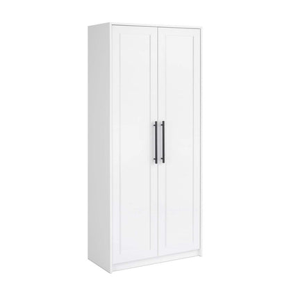 Elite Premium Home Accent Armoire de rangement avec 5 tablettes - Blanc|Armoire d'appoint de rangement Elite Premium Home avec 5 tablettes - blanche