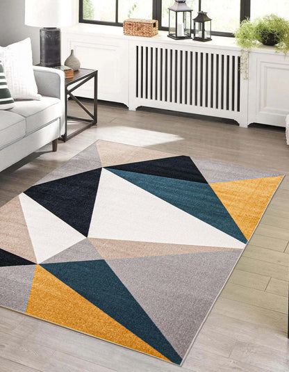 Tapis Gemma multicolore lavable en machine - 5'0 x 7'0|Carpette Gemma multicolore lavable à la machine - 5 pi 0 po x 7 pi 0 po|D86F8WCU