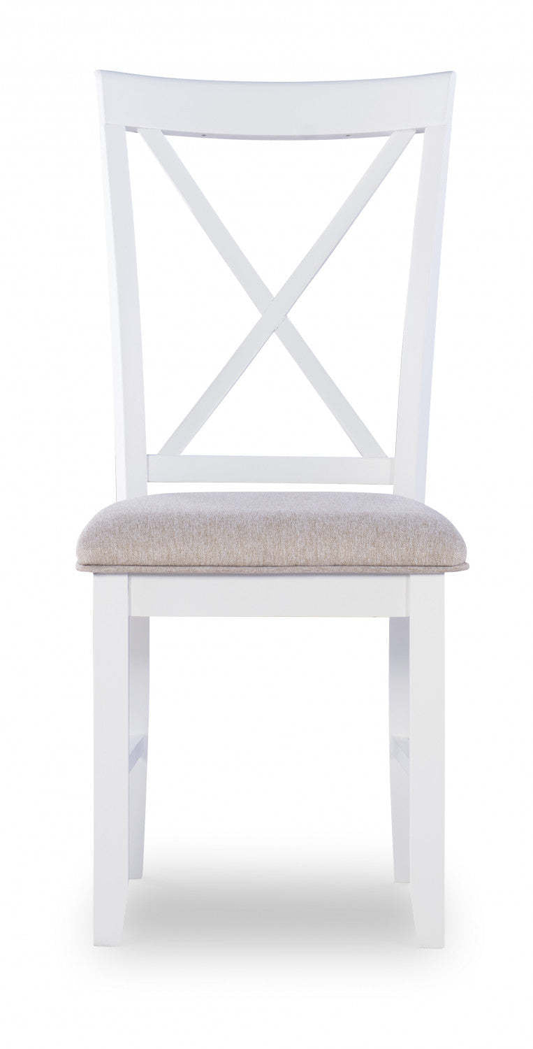 Jane Fabric Brown Dining Chair - Ensemble de 2|Chaise de salle à manger Jane en tissu brun - ensemble de 2