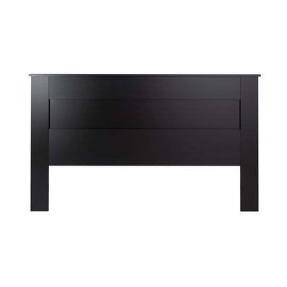 King Flat Panel Headboard - Black|Tête de lit à panneau plat pour très grand lit - noire