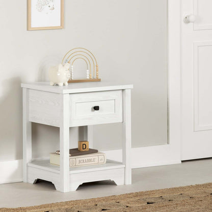 Table de nuit Hazen - Pin blanc | D83GK4QR