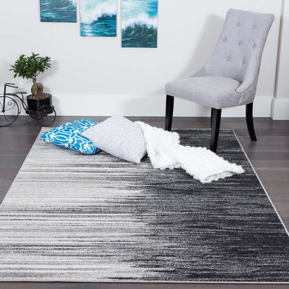 Tapis Lav Grey Waves 4x6|Carpette Lav Waves grise 4 x 6|D80GYFCT