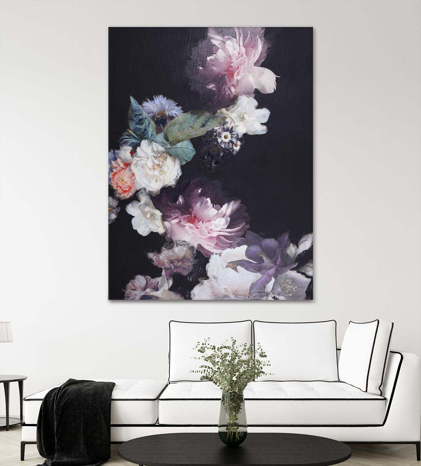 Purple Blossom 1 Giant Art 72x54 Wall Art|Œuvre d’art murale Giant Art « Purple Blossom 1 » 72 x 54
