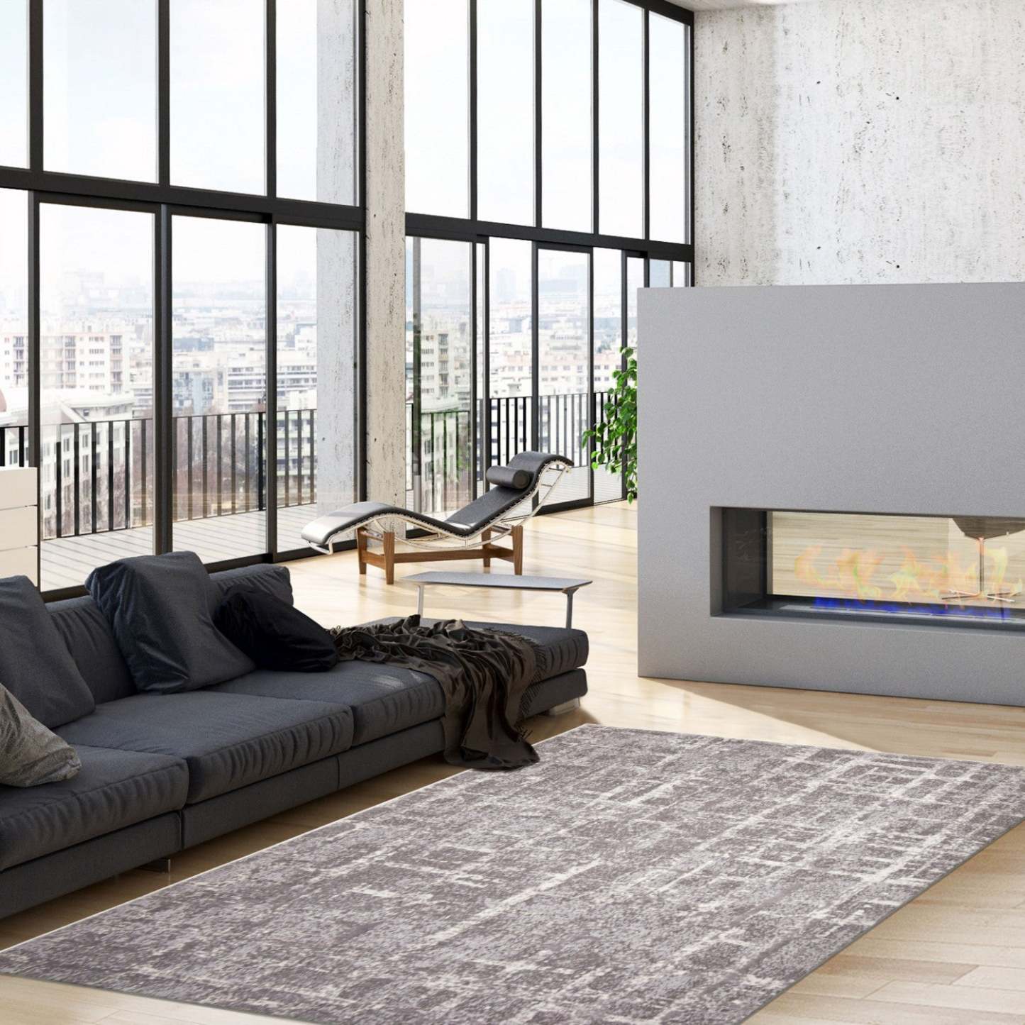 Tapis Jewel gris clair - 120 x 170 cm | Tapis Jewel gris clair - 120 x 170 cm