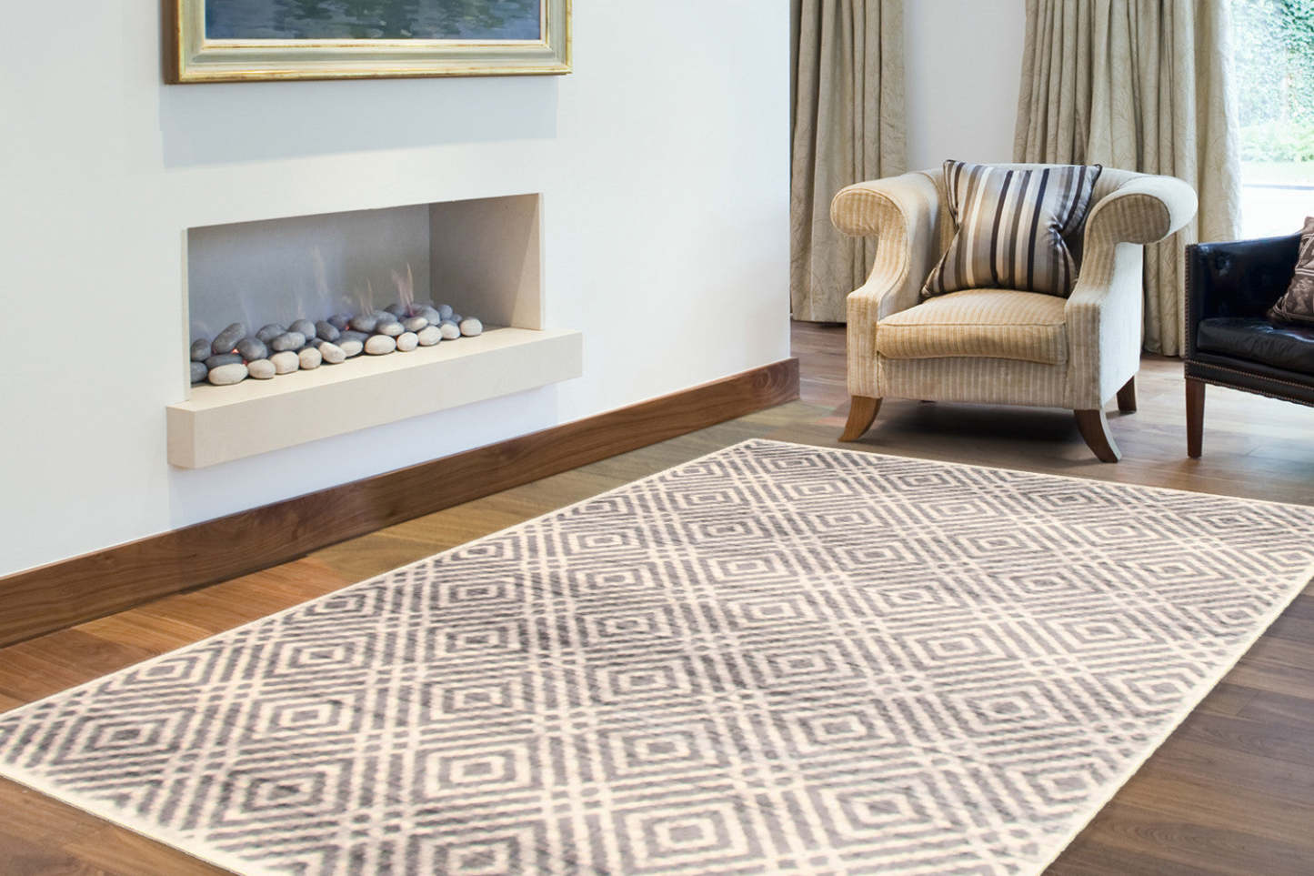 Tapis Electra crème - 7'10 x 10'2|Carpette Electra crème - 7 pi 10 pox 10 pi 2 po| D2AZAVFU