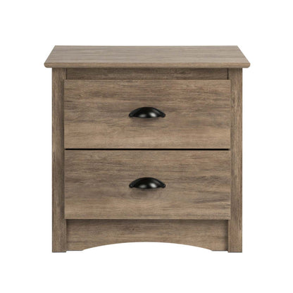 Salt Spring 2-Drawer Nightstand - Drifted Grey|Table de nuit Salt Spring à 2 tiroirs - gris délavé