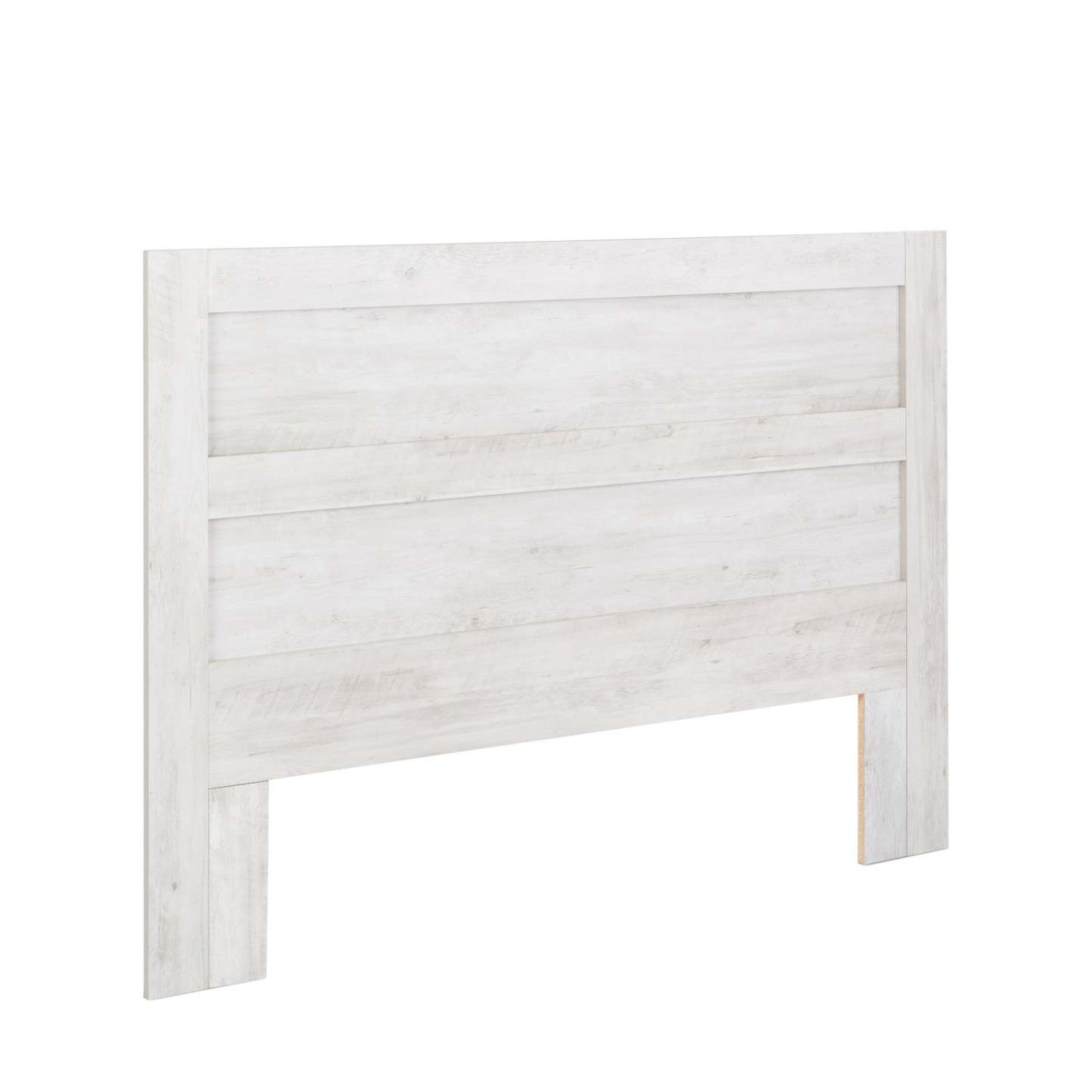 Prepac Rustic Ridge Farmhouse Queen Headboard - Washed White|Tête de lit pour grand lit champêtre Rustic Ridge de Prepac - blanc délavé