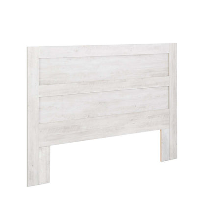 Prepac Rustic Ridge Farmhouse Queen Headboard - Washed White|Tête de lit pour grand lit champêtre Rustic Ridge de Prepac - blanc délavé