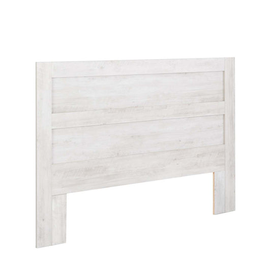 Prepac Rustic Ridge Farmhouse Queen Headboard - Washed White|Tête de lit pour grand lit champêtre Rustic Ridge de Prepac - blanc délavé