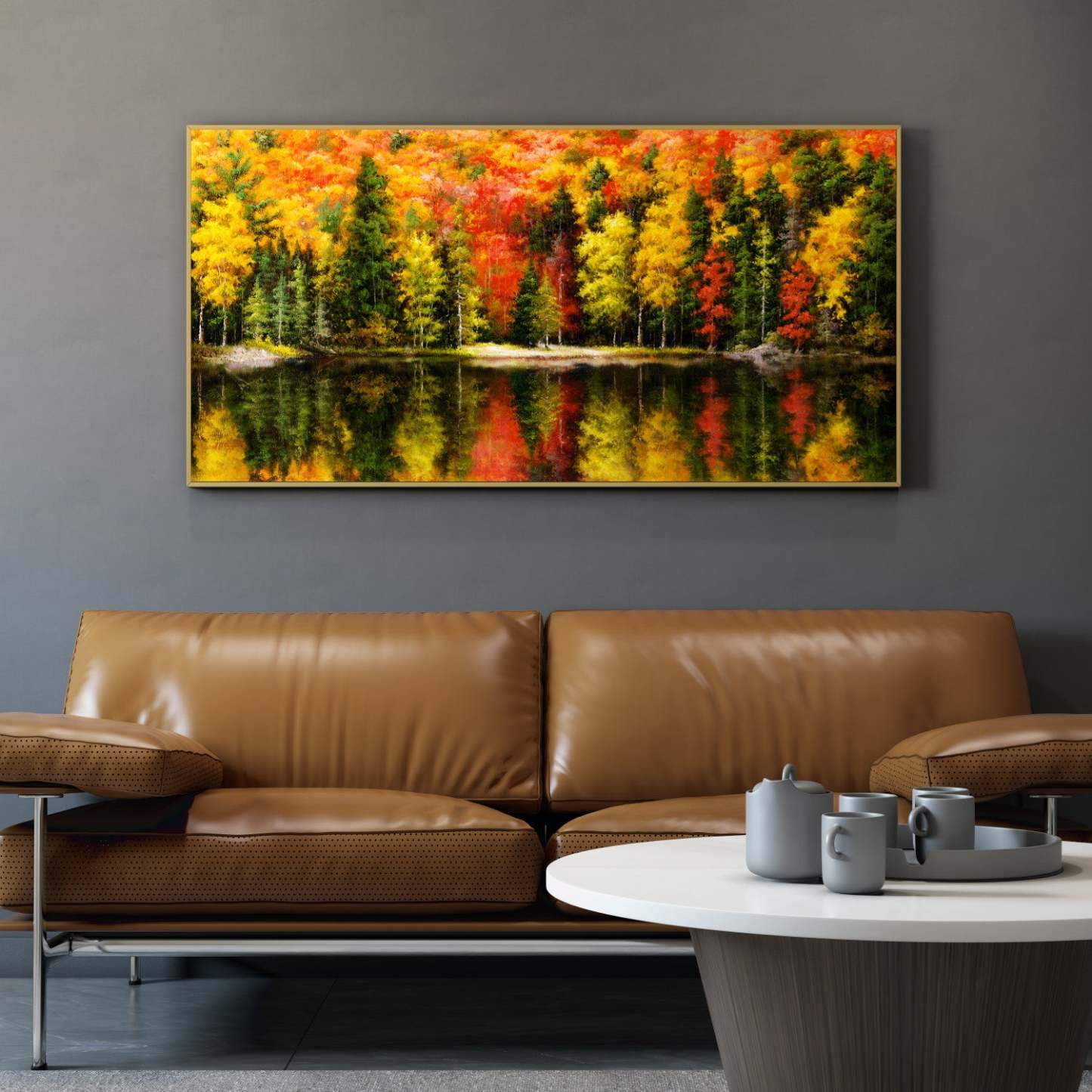 Tableau Orange|Œuvre d'art murale « Orange »