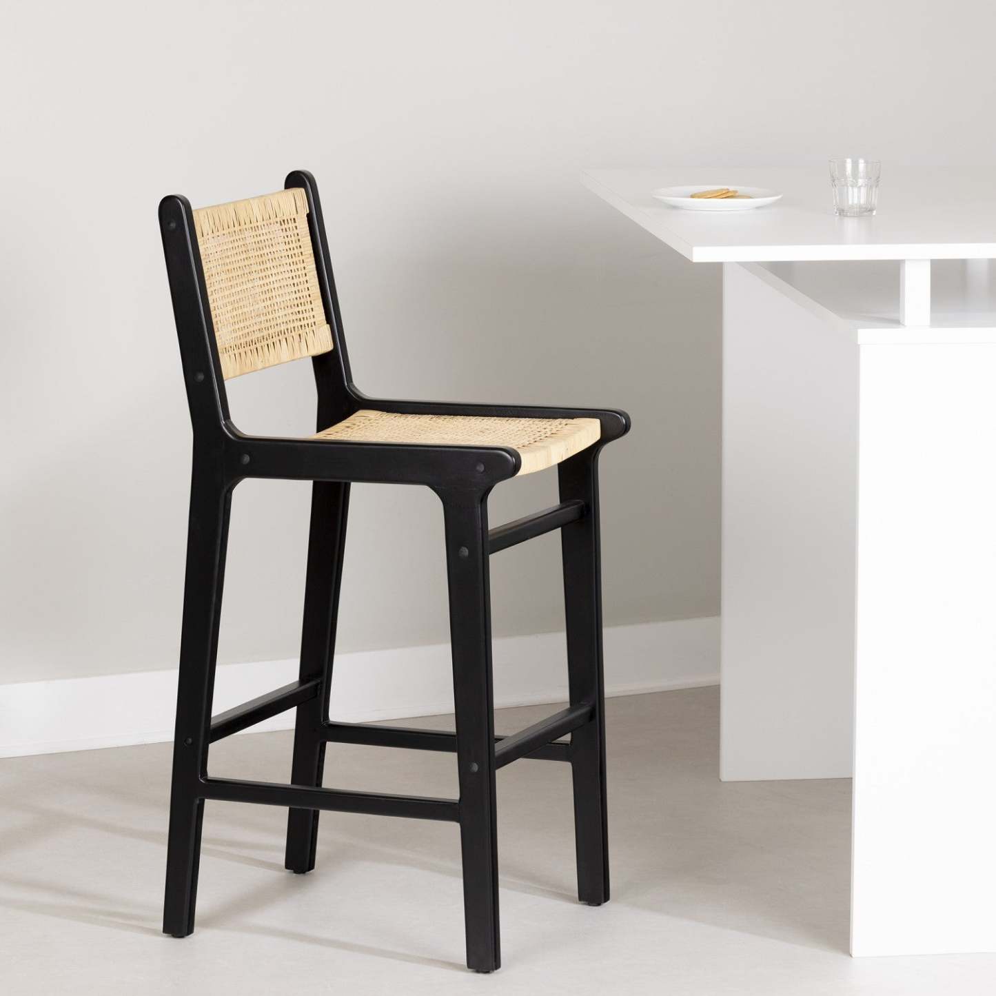 Balka Bar Stool - Black  | Tabouret bar Balka - noir  | D83GEOTL