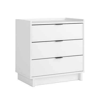 Prepac Simply Modern 26.5 3-Drawer Nightstand - Blanc|Table de nuit Simply Modern de Prepac de 26,5 po à 3 tiroirs - blanche