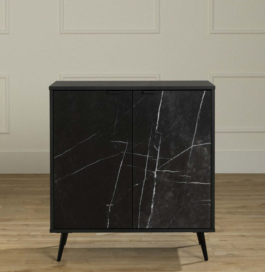 Armoire de rangement Oxford 2 portes - Chêne noir |Armoire de rangement Oxford à 2 portes - chêne noir