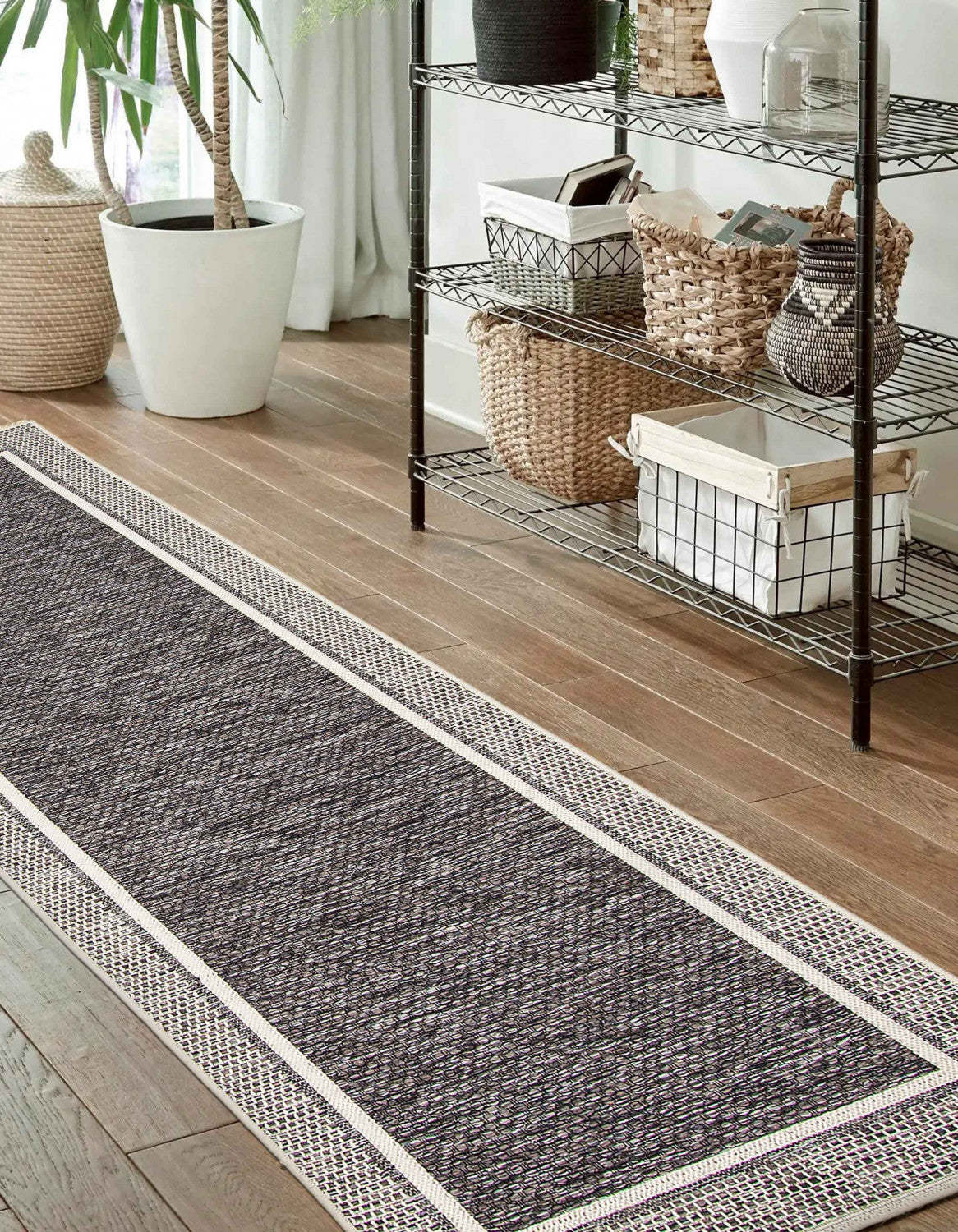 Tapis Brooks Charcoal - 81 x 250 cm | Tapis Brooks anthracite - 81 x 250 cm