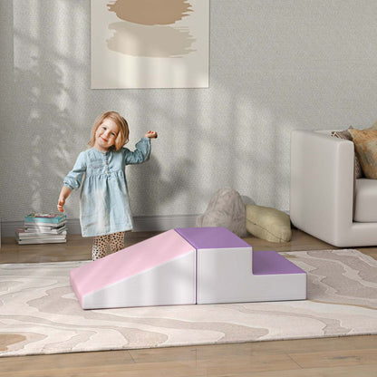 Soozier Ensemble De Jeu Doux 2 Pièces Pour Activités D'escalade Et D'exploration, Blocs De Mousse Sécurisés Pour Enfants