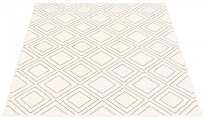 Tapis August Geod Blanc-Gris 6'7 x 9'6|Carpette August blanc géodegris 6 pi 7 po x 9 pi 6 po|D86F7U0T