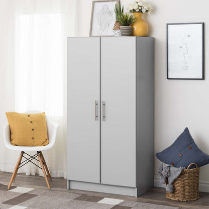 Armoire-penderie Elite - Gris|Armoire-penderie Elite - grise