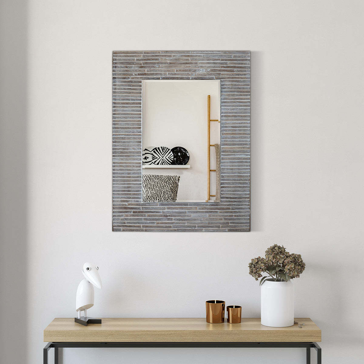 Miroir Jeanie Grey 31.5|Miroir Jeanie de 31,5 po gris