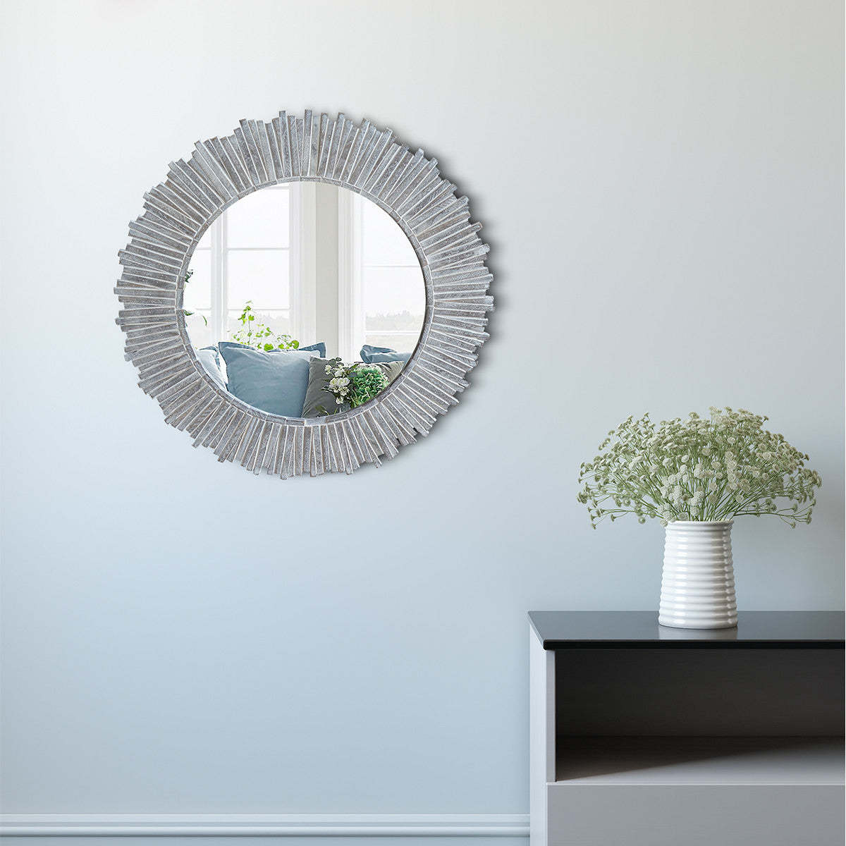 Miroir Pineville Grey 30|Miroir Pineville de 30 po gris
