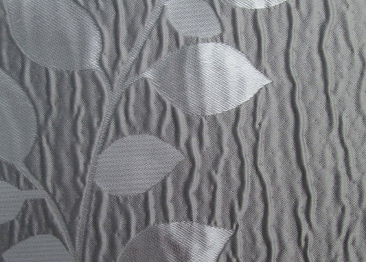 Habitat Panneau de rideau filtrant la lumière à œillets Feuilles métalliques argenté - 52 x 95