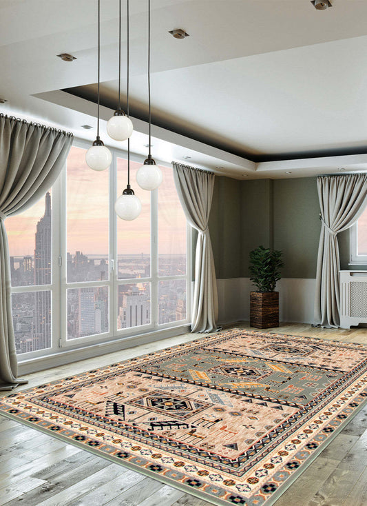 Quincy Teal Area Rug - 7'10 x 10'2|Carpette Quincy bleu sarcelle - 7 pi 10 po x 10 pi 2 po |D2FPTBC6