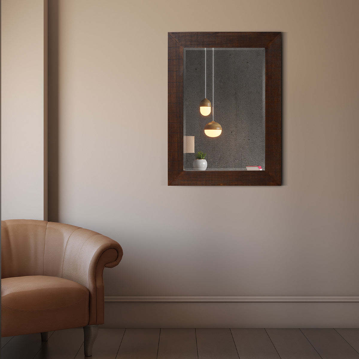 Miroir Belford Brown 43.3|Miroir Belford de 43,3 po brun