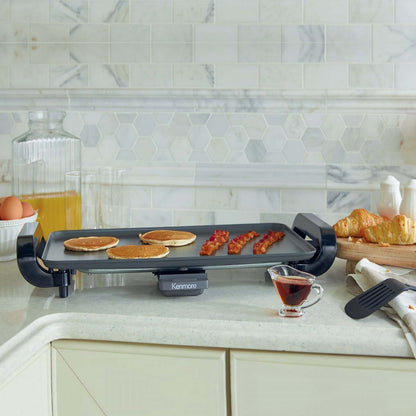 Plaque chauffante électrique antiadhésive Kenmore 10 po x 18 po, grise - KKNSEGGrey